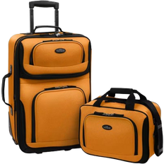 U.S. Traveler Rio Expandable Carry On Luggage - Set of 2