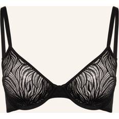 Calvin Klein Women Clothing Calvin Klein Damen Demi-Cups BH Unlined mit Bügel, Schwarz Black 34DD