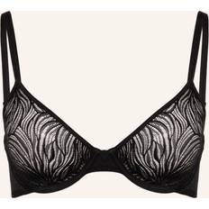 Calvin Klein Demi Bra Sheer Marquisette Black 80/E