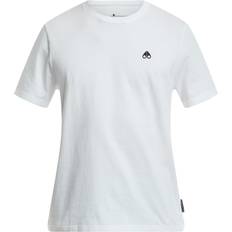 Moose Knuckles Hauts Moose Knuckles Satellite Cotton Logo Graphic Tee - White