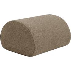 Beige Poufs Ferm Living Rouli Poef Pure Bouclé 67 x 38 x 60 cm