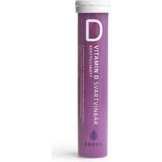 TopFormula Vitaminer & Mineraler TopFormula Zoeco Vitamin D Svartvinbär 20 brustabletter