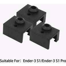 Creality Creality 3d originale 3 stk/parti varmeblokk silikondeksel mk7/mk8/mk9 hotend til ender -3 s1/ ender -3 s1 pro/cr -6 se/ ender -3/ ender