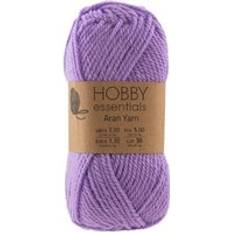 Violet Fils Pepco Hobby Essentials Knitting Aran Yarn 50g, Purple