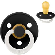Bibs Rund Colour Sut Str. 3 Naturgummi GLOW Black