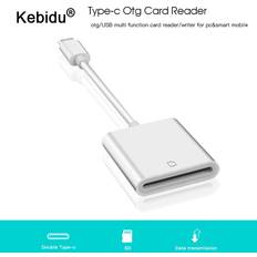 Kebidu Kebidu usb 3.1 type c kortleser usb-c til sd sdxc otg minnekortleser adapter til mac pro telefon nettbrett