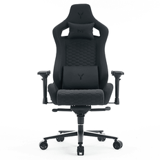 Sillas de juego ISY Silla gaming IGC1000, 4D (ajustable en altura, anchura y profundidad, también se puede girar) 150 kg, Negro