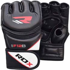 Red Gloves RDX Rdx Sports Grappling New Model Ggrf Combat Gloves Black