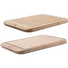 Pebbly Reversible Bamboo Bread Chopping Board