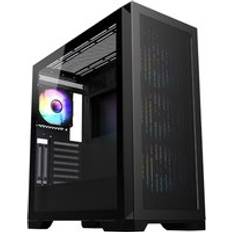 CiT Creator Black Full Tower ATX/ E-ATX Case Tempered Hub Strip