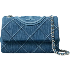 Tory Burch Small Fleming Soft Convertible Shoulder Bag - Denim