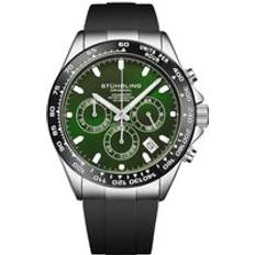 Stührling Original Aquamaster 4048 Chronograph 42mm Case rubber Green One Size