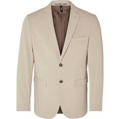 Beige - Herre Dressjakker Selected Slim Fit Blazer