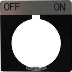 Eaton Switches Eaton 10250TS42 Cutler-Hammer Legend Plate,Square,Off On,Black