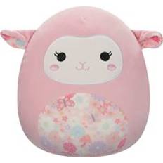 Jazwares Squishmallows Plush Figure Pink Lamb with Floral Ears and Belly Lala 30 cm