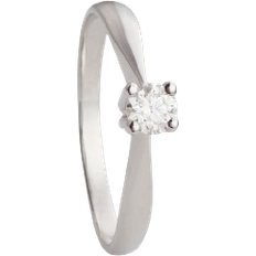 Dame - Hvitt gull Ringer Arven Karin Ring 0.2ct - White Gold/Diamond