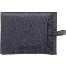 Emporio Armani Bi-fold Wallet with Logo - Blue Navy