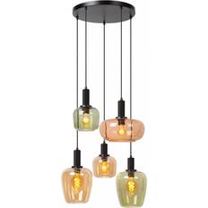 Hanglampen Lucide Hanglamp 5L Ø 65 x 174 cm Zwart Hanglamp