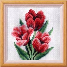 Orchidea Stamped Cross stitch kit Tulips 7517