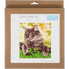 Needlework Kits on sale Trimits Cat Large Cross Stitch Kit 26cm x 30cm