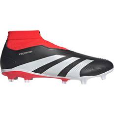 Best Chaussures de football Adidas Predator League Laceless Firm Ground - Core Black/Cloud White/Solar Red