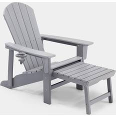 VonHaus Grey Garden Chair