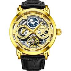 Black and Gold Anatol Automatic 46mm One Size