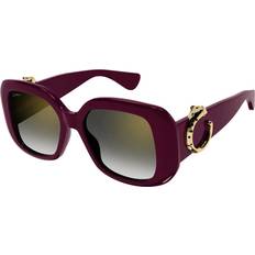 Cartier Women Sunglasses Cartier Woman Sunglass Metal Panthère - Burgundy