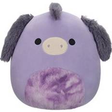 Squishmallows Gosedjur Purple Donkey with Tie-Dye Belly Deacon 30 cm