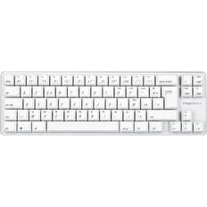 Qisan Wired Mechanical PBT Keycaps 69 Keys Gateron FR Keyboard-White