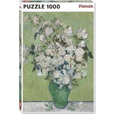 Puslespil Piatnik Van Gogh Gruene Vase mit weissen Rosen