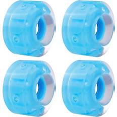 Blåa Rullskridskotillbehör Mix and Equipment Luminous Skate Wheels with Bearings Accessories for Roller Skates H7JP 4-pack
