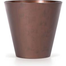 x1, Short 20cm Steel Flower Plant Pot Garden