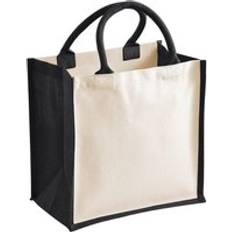 Jute Totes & Shopping Bags Westford Mill Jute Tote Black One Size