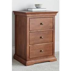 Time4Sleep Toulon Mahogany 3 Bedside Table