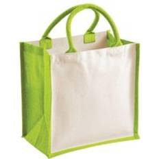 Jute Totes & Shopping Bags Westford Mill Jute Tote Green One Size