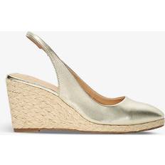 Gold - Women Espadrilles Dune London 'Cadance' Leather Wedges Gold