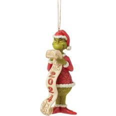 Enesco Jim Shore Grinch Holding List Dated 2024 Christmas Tree Ornament