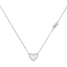 Radley Sterling Silver Mother of Pearl Heart Necklace