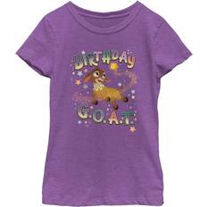 Fifth Sun Girl Disney Wish Valentino Birthday G.O.A.T. T-Shirt Purple Berry