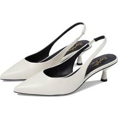 Laced Heels & Pumps Seychelles Brooklyn Off-White Leather Women's Shoes White