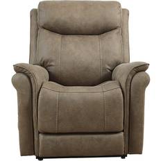 Ashley Lorreze Driftwood Power Lift Camel Armchair 42"