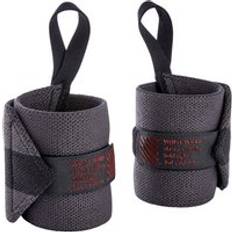 Bon_marché Bandages de poignet Domyos Poignet de force musculation Wrist straps, gris foncé