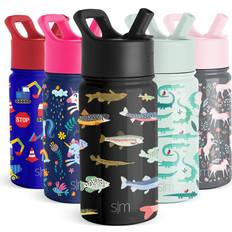 Kids straw bottle Simple Modern Summit Kids Water Bottle with Straw Lid 14oz Freshwater