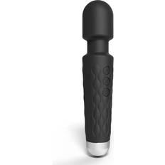 Loving Joy 20 Function Wand Vibrator Black 20 Function Wand Vibrator Black