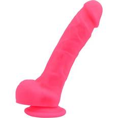 Loving Joy 8 Inch Realistic Silicone Dildo with Suction Cup and Balls Pink 8 Inch Realistic Silicone Dildo with Suction Cup and Balls Pink