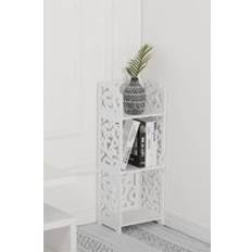 White Shelving Systems Living and Home 3 Layers Rustic Unit Shelving System