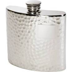 Wentworth Pewter Hammered 4oz Hip Flask