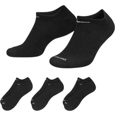 XS Socks NIKE Everyday Plus Cushion Training No-Show Socks 3-pack - Black/White