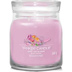 Yankee Candle Hand Tied Blooms Pink/Transparent Bougie Parfumée 368g